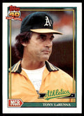 1991 Topps Tony LaRussa 101 Baseball Cards #171