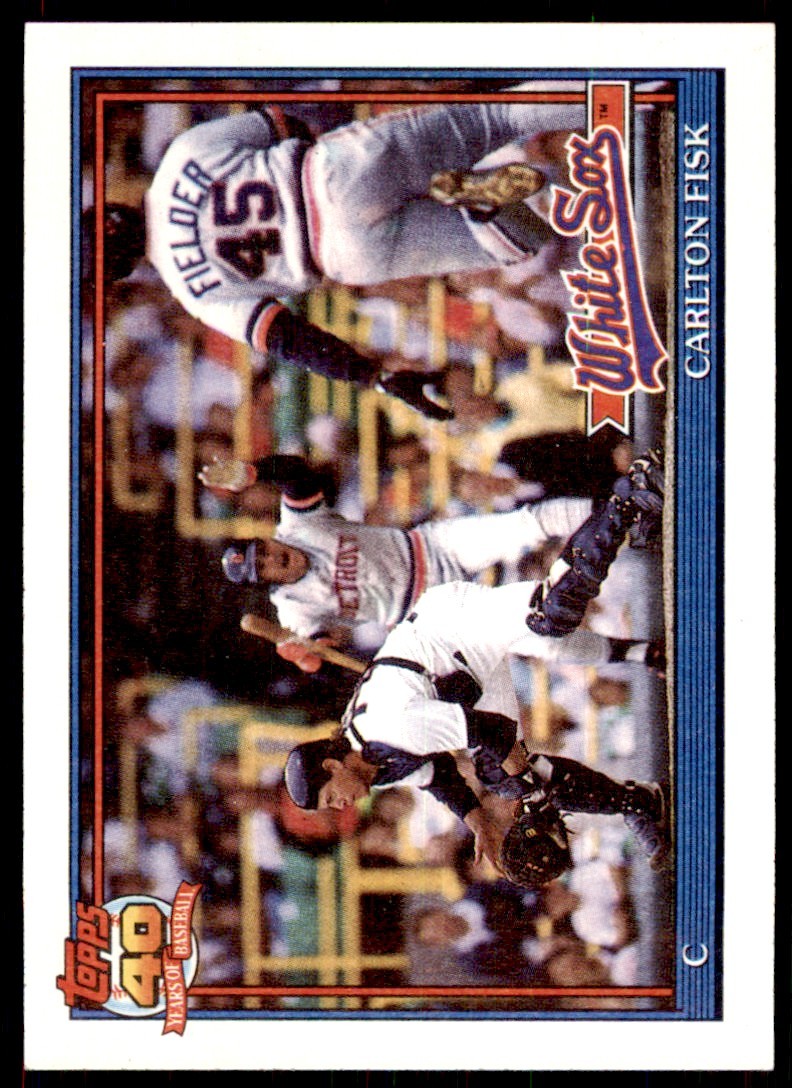 1991 Topps Carlton Fisk 101 Baseball Cards #170