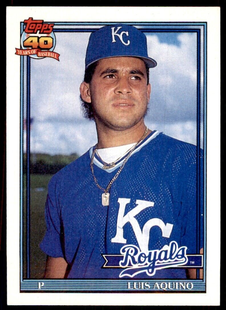 1991 Topps Luis Aquino 104 Baseball Cards #169
