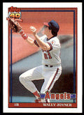 1991 Topps Wally Joyner 104 Baseball Cards #195