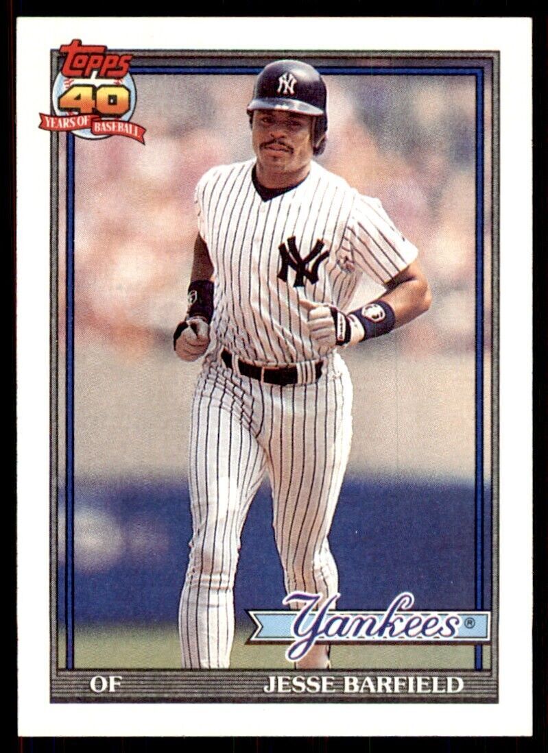 1991 Topps Jesse Barfield 104 Baseball Cards #85