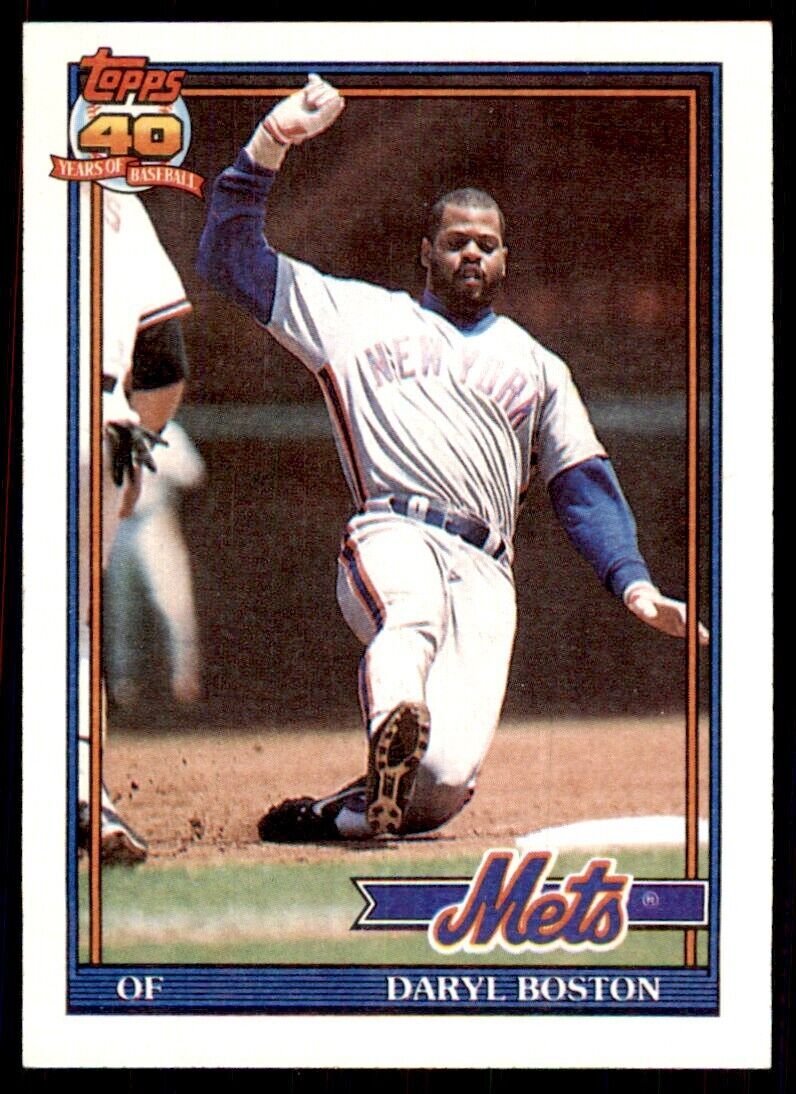 1991 Topps Daryl Boston 101 Baseball Cards #83