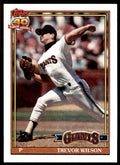1991 Topps Trevor Wilson 101 Baseball Cards #96
