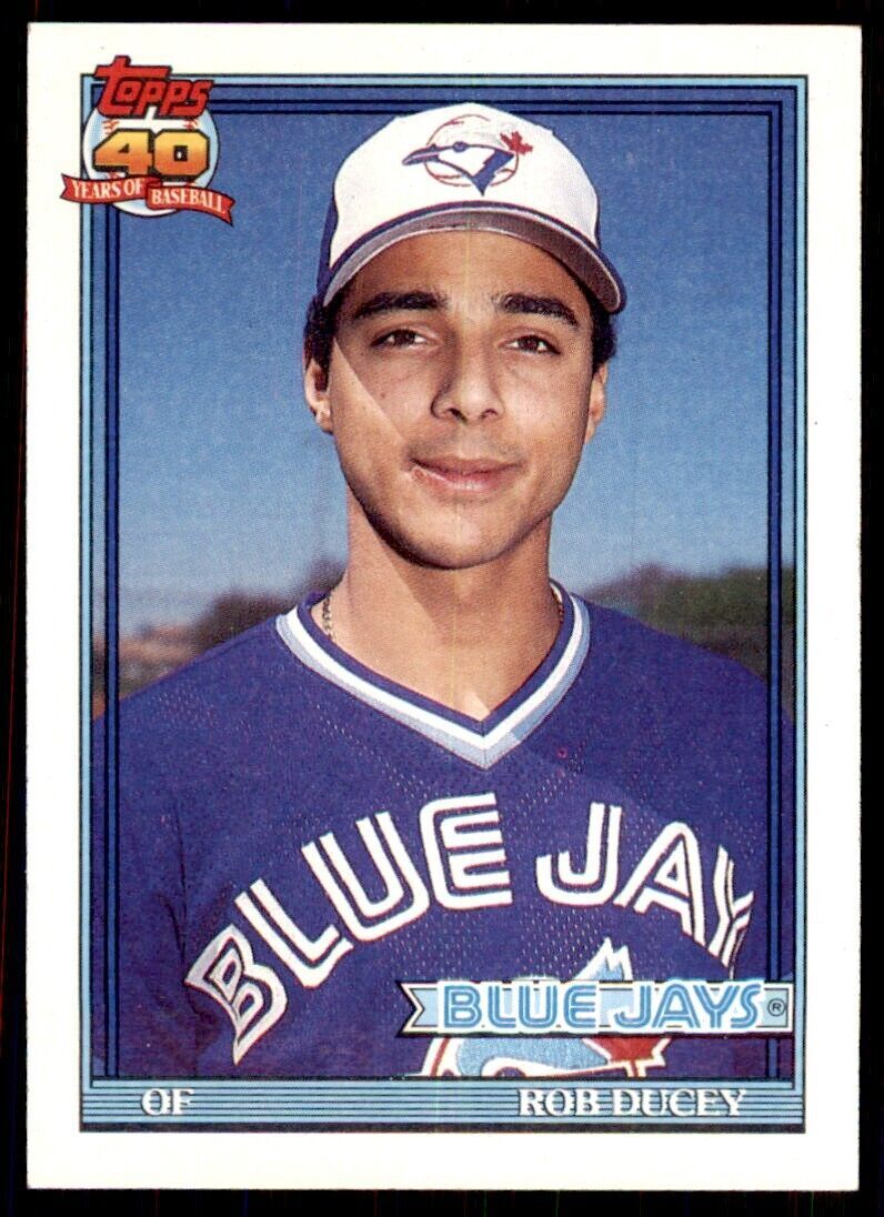 1991 Topps Rob Ducey 104 Baseball Cards #101
