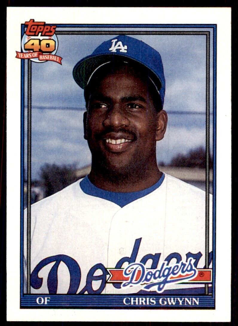 1991 Topps Chris Gwynn 101 Baseball Cards #99