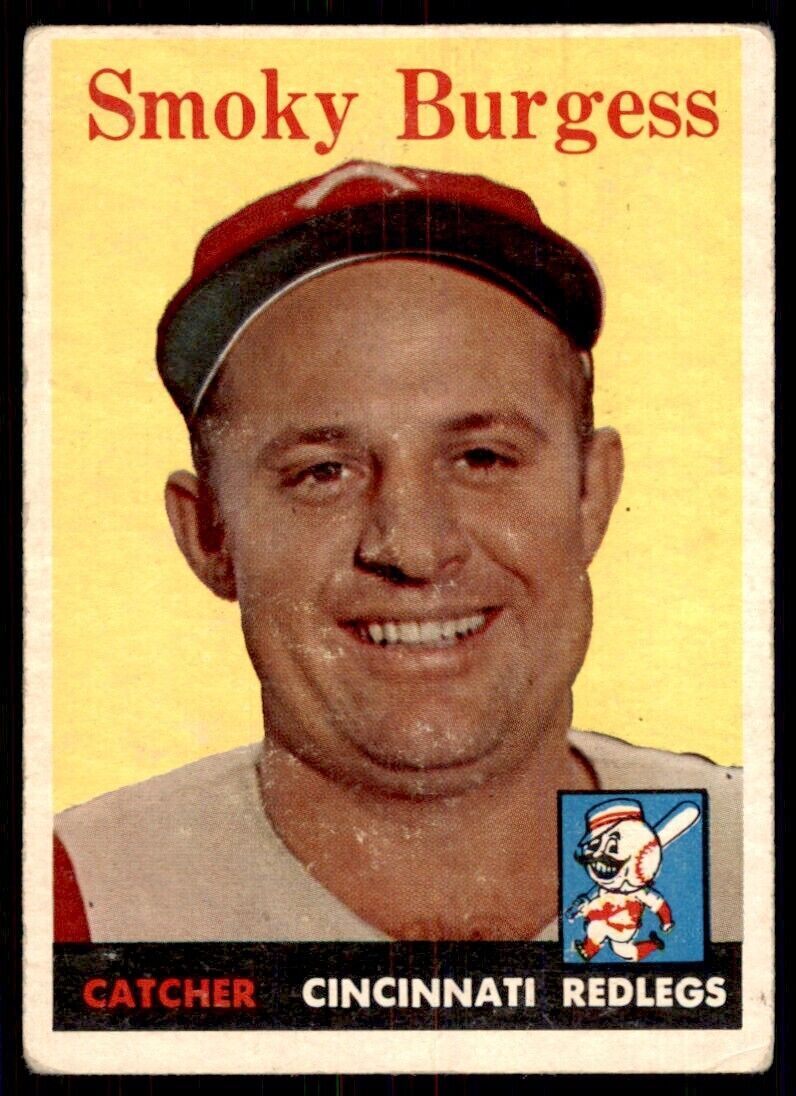 1958 Topps Smoky Burgess Baseball Cards #49