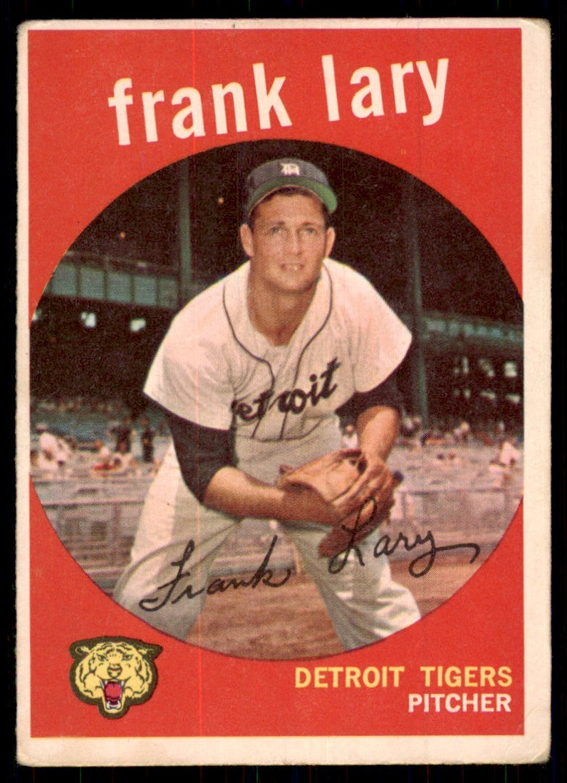 1959 Topps Frank Lary 101 Baseball Cards #393