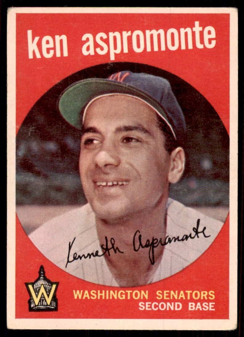1959 Topps Ken Aspromonte Cards #424