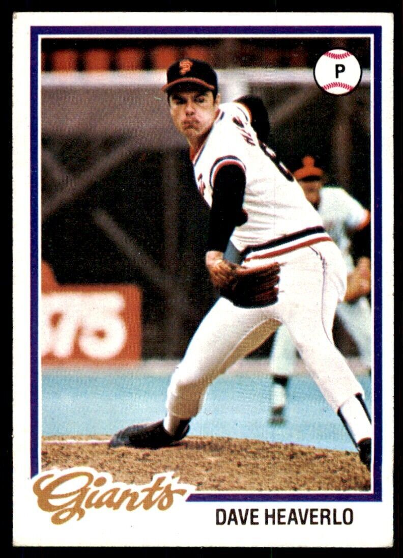 1978 Topps Dave Heaverlo 102 Baseball Cards #338