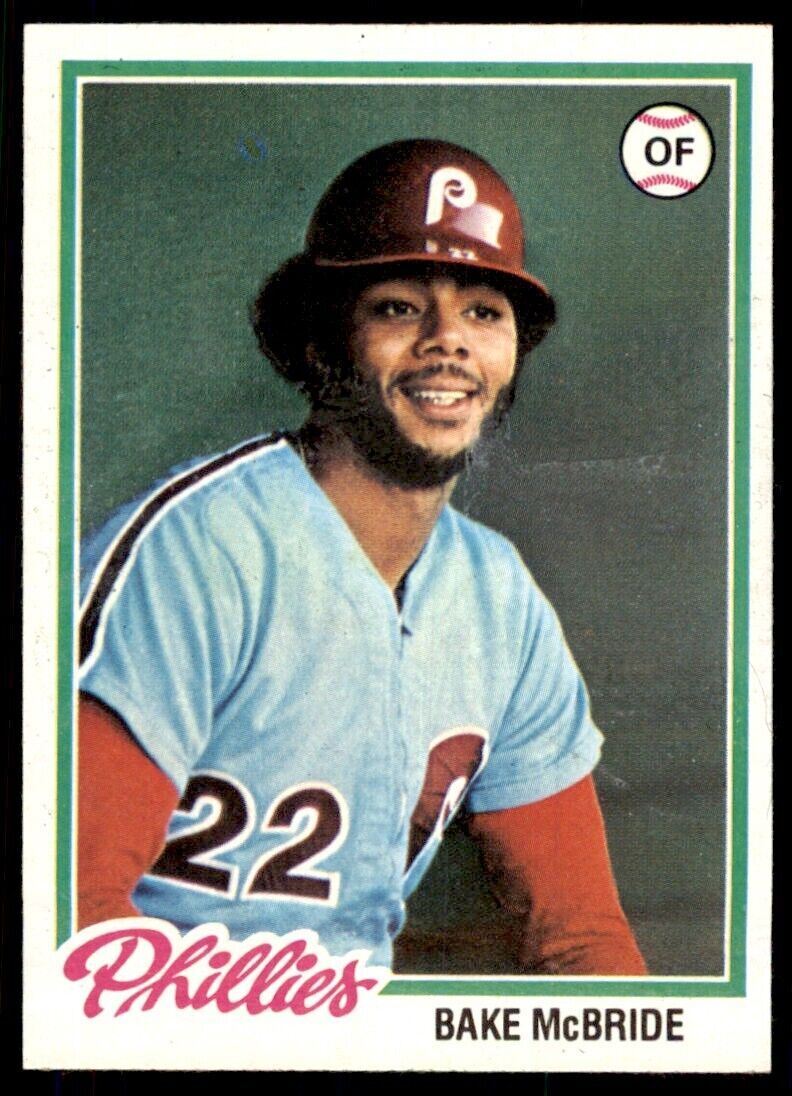 1978 Topps Bake McBride Baseball Cards #340