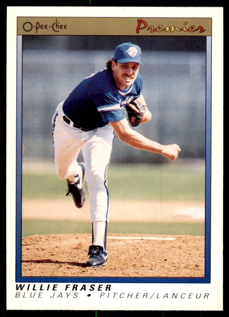 1991 O-Pee-Chee Premier Willie Fraser Baseball Cards #46
