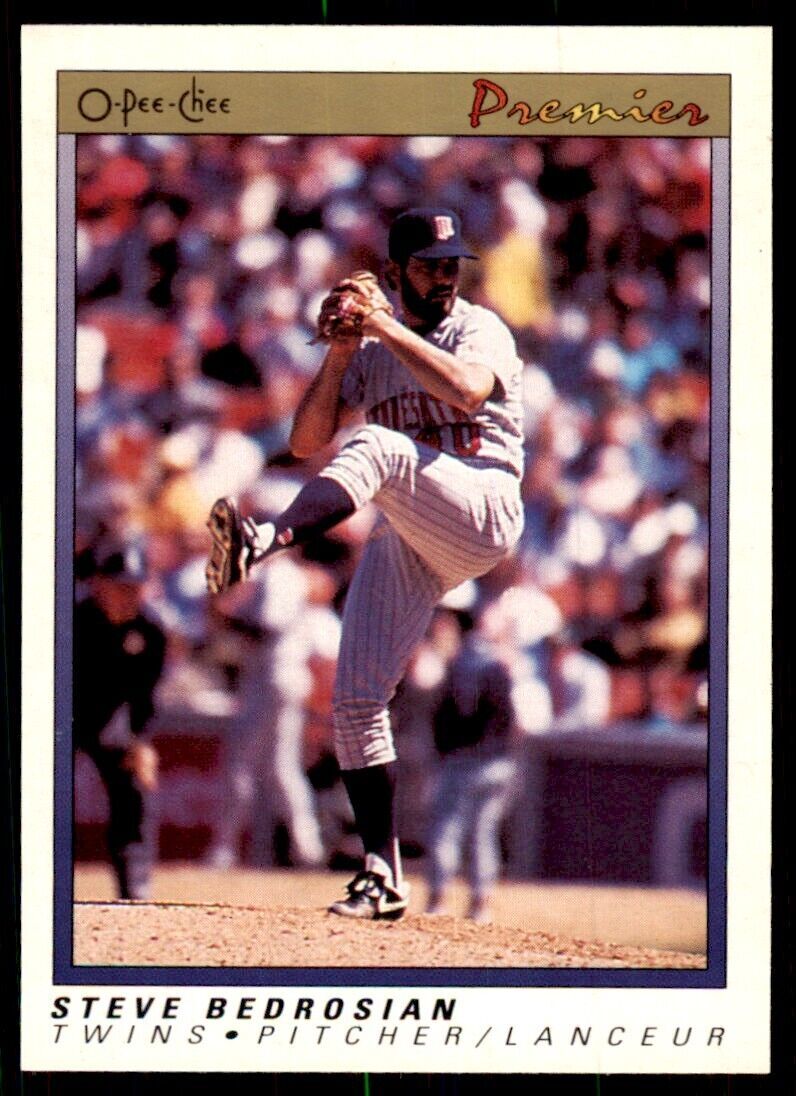 1991 O-Pee-Chee Premier Steve Bedrosian Baseball Cards #5