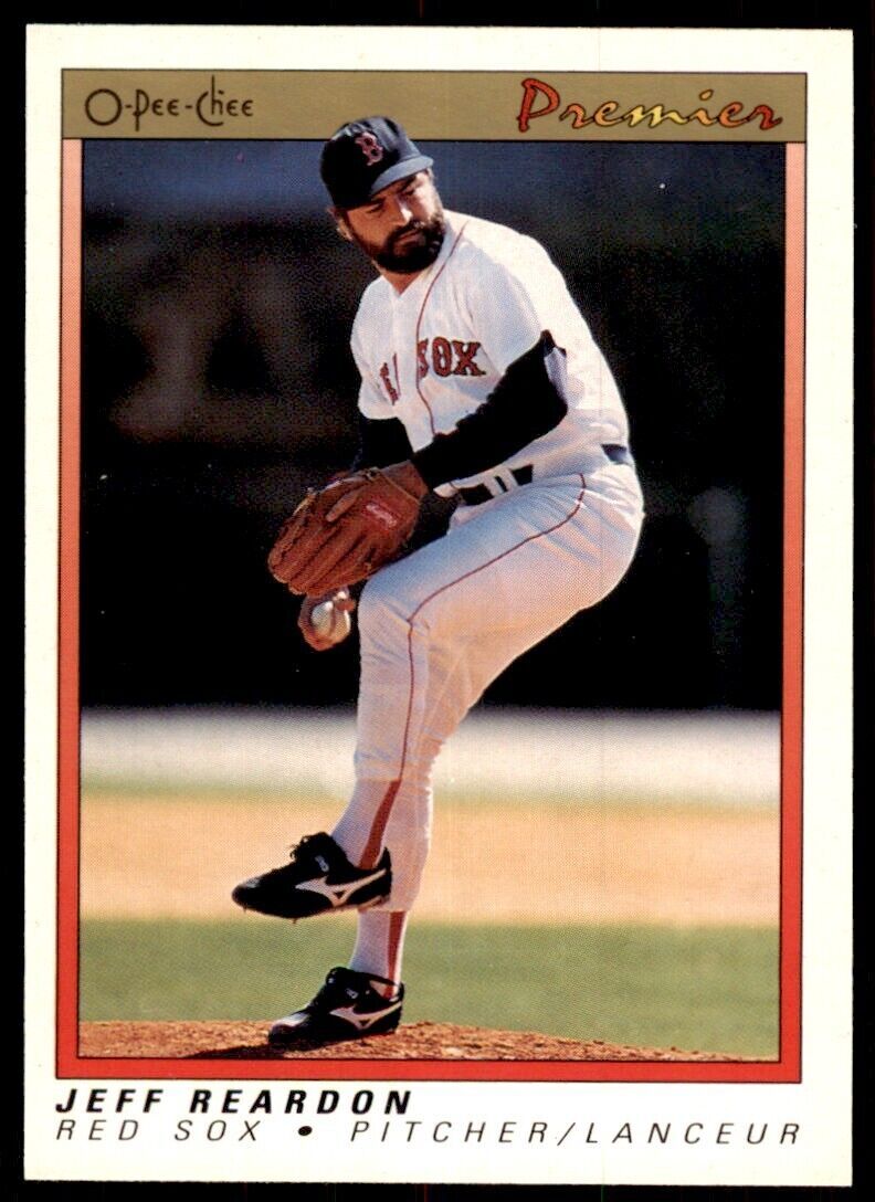 1991 O-Pee-Chee Premier Jeff Reardon Baseball Cards #98