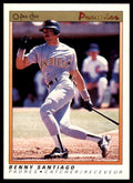 1991 O-Pee-Chee Premier Benny Santiago Baseball Cards #105