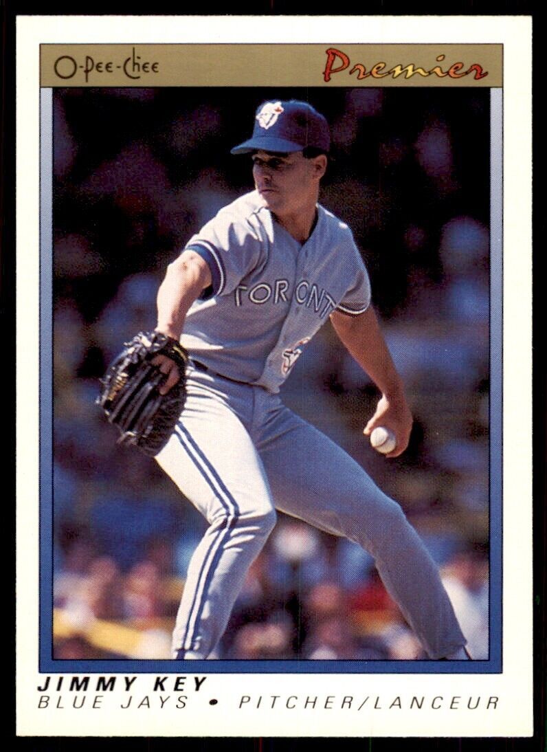 1991 O-Pee-Chee Premier Jimmy Key Baseball Cards. #71