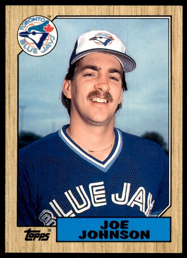 1987 Topps Traded Joe Johnson Baseball Cards #56T