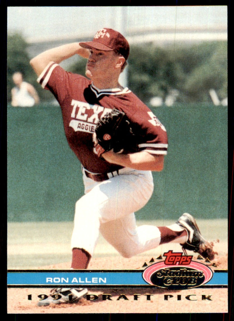 1991 Stadium Club Stadium Set Ron Allen Baseball Cards #4