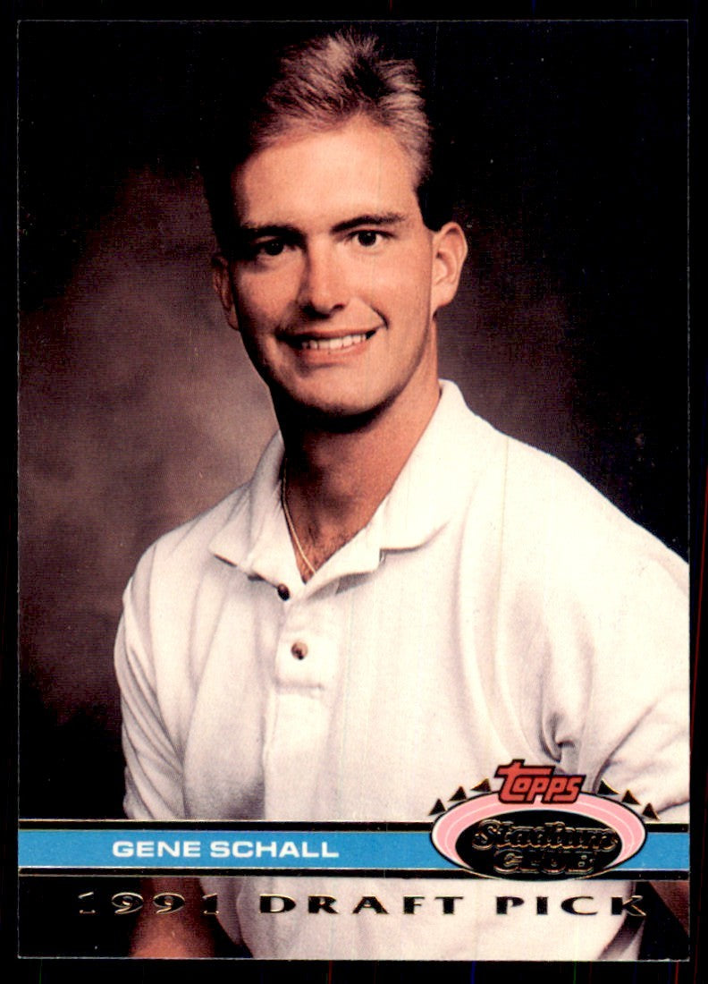 1991 Stadium Club Stadium Set Gene Schall Baseball Cards #165