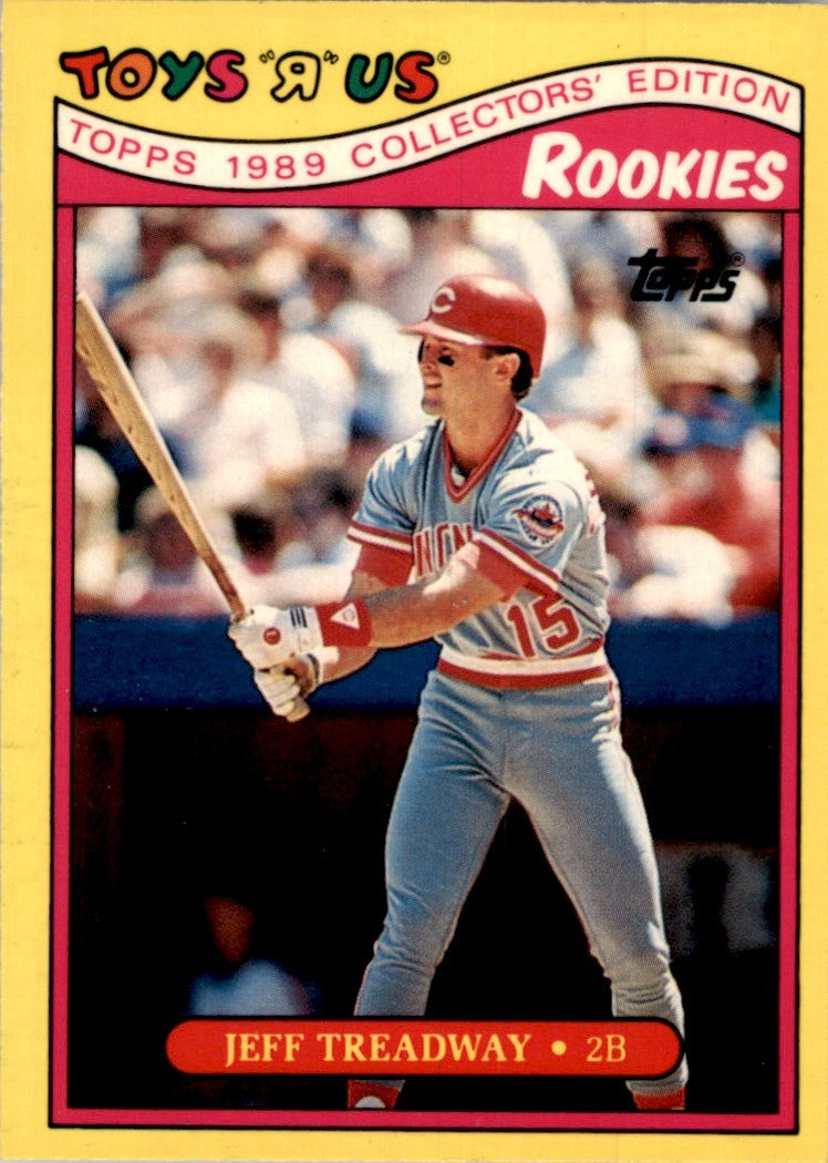 1989 Topps Toys'R'Us Rookies Jeff Treadway Baseball Cards #31