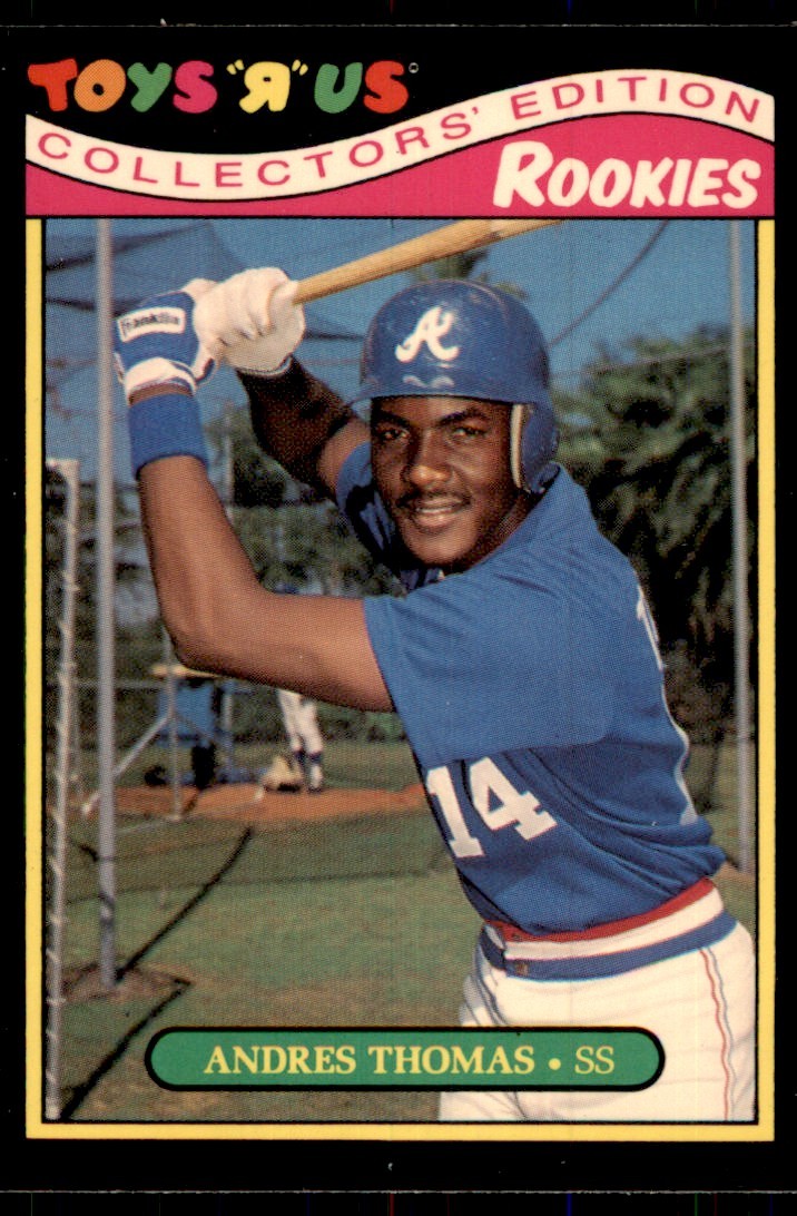 1987 Topps Toys'R'Us Rookies Andres Thomas Baseball Cards #29