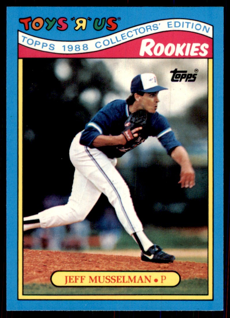 1988 Topps Toys'R'Us Rookies Jeff Musselman Baseball Cards #20