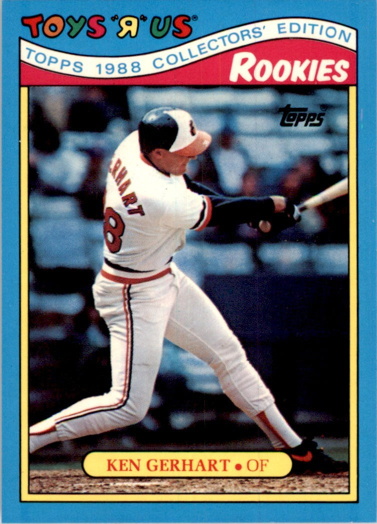 1988 Topps Toys'R'Us Rookies Ken Gerhart 101 Baseball Cards #11