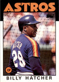 1986 Topps Traded Billy Hatcher Baseball Cards #45T