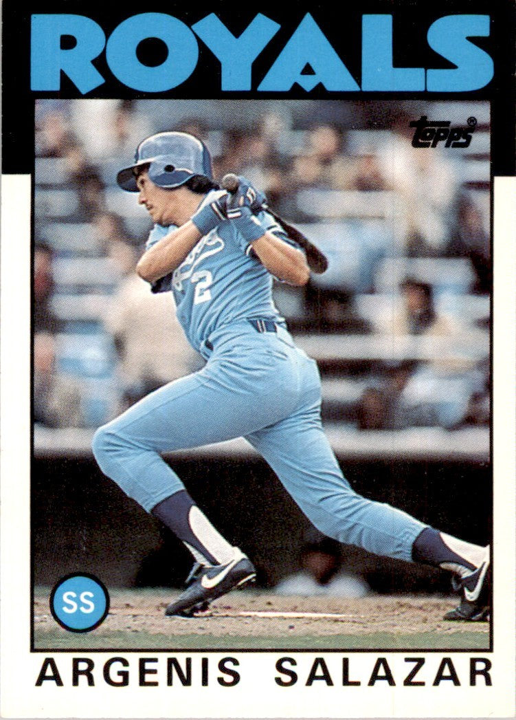 1986 Topps Traded Angel Salazar Baseball Cards #96T