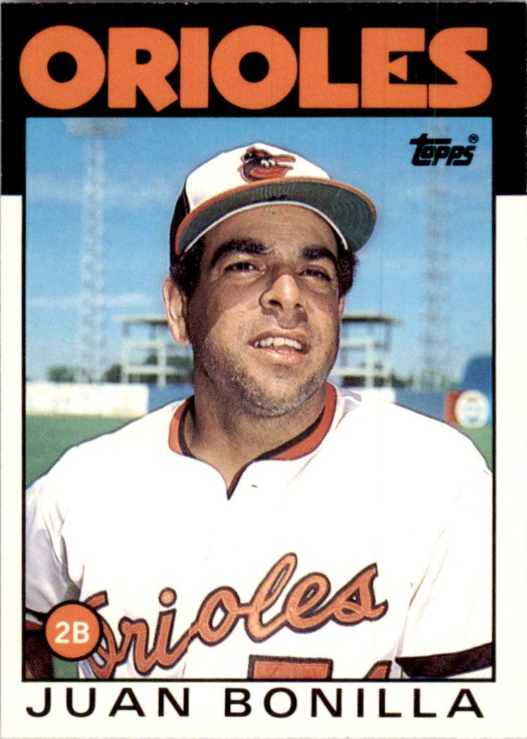 1986 Topps Traded Juan Bonilla Baseball Cards #13T