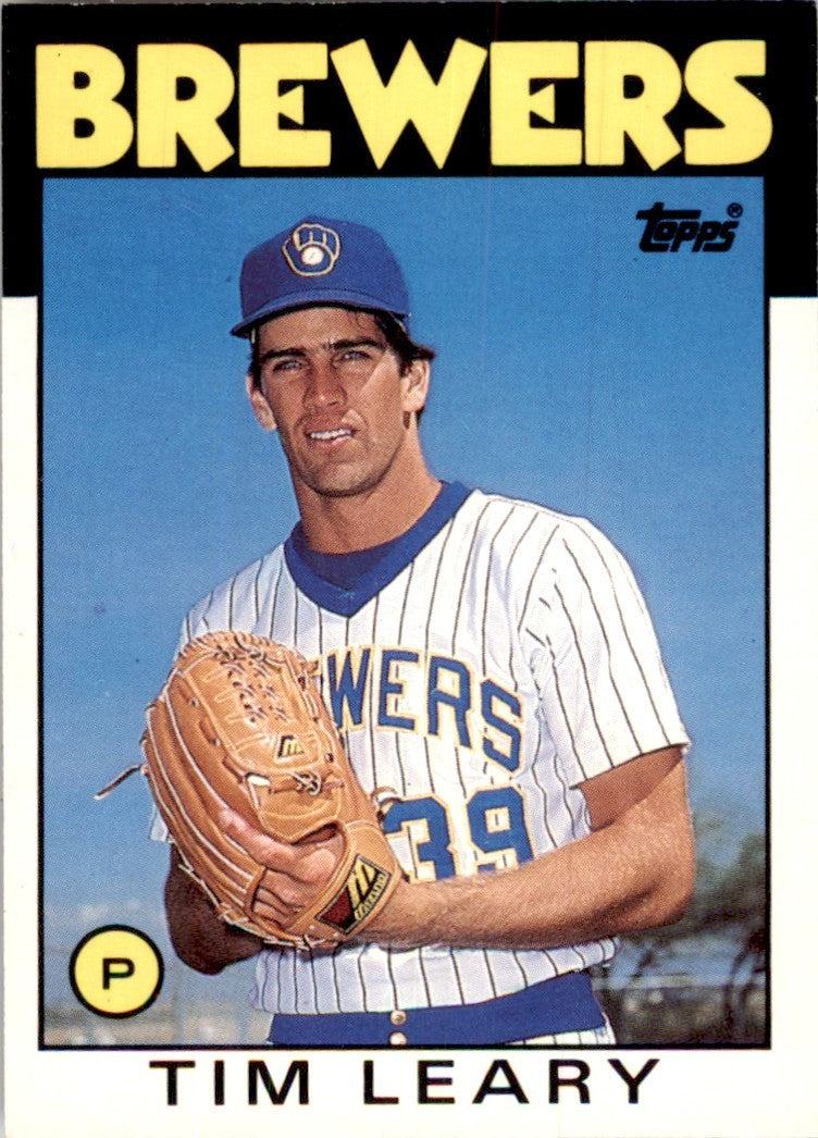 1986 Topps Traded Tim Leary Baseball Cards #64T