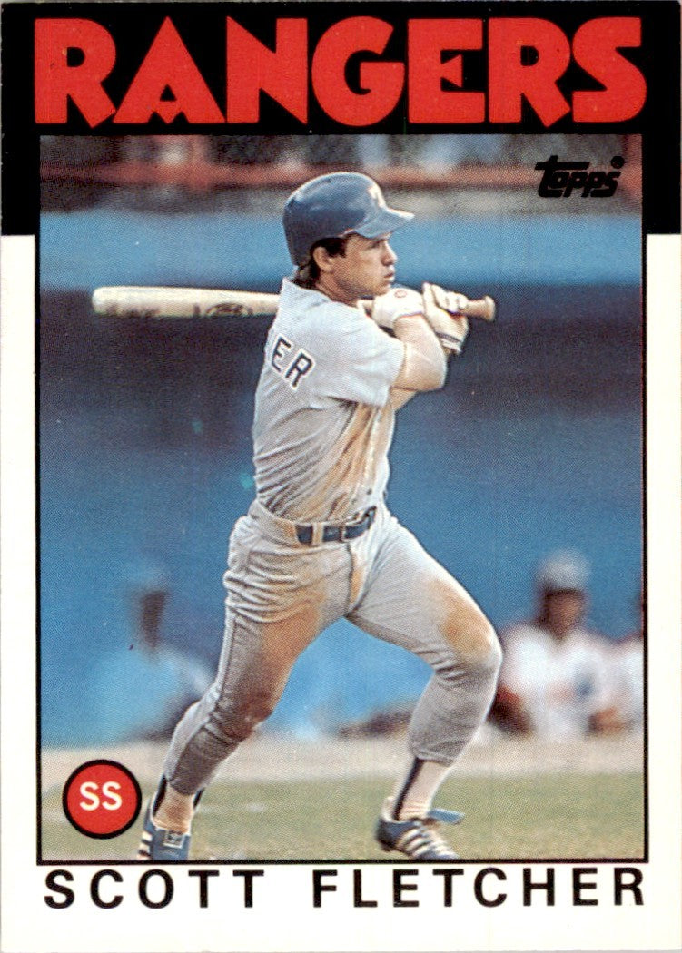 1986 Topps Traded Scott Fletcher Baseball Cards #36T
