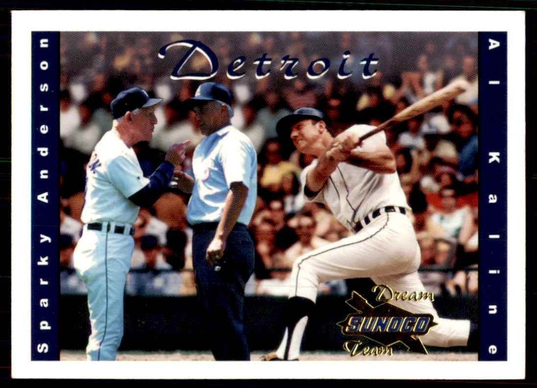 2001 Sunoco Dream Team Sparky Aderso/Al Kaline 103 Baseball Cards #8 OF 12