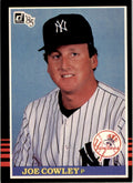 1985 Donruss Joe Cowley 100 Baseball Cards #613