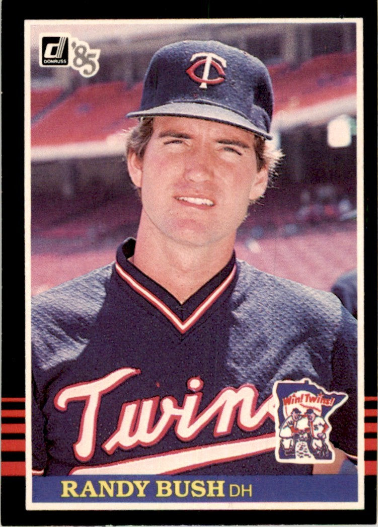 1985 Donruss Randy Bush 100 Baseball Cards #633
