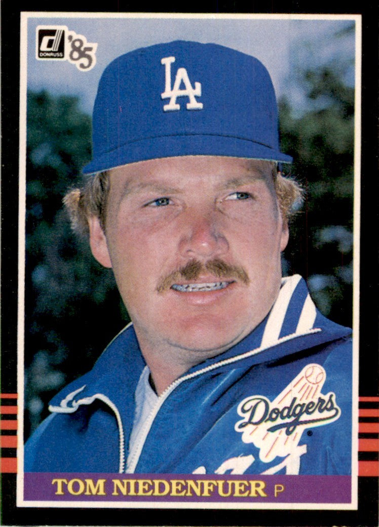 1985 Donruss Tom Niedenfuer 100 Baseball Cards #153