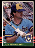 1985 Donruss Jim Sundberg 100 Baseball Cards #89
