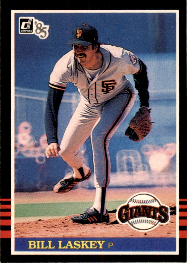 1985 Donruss Bill Laskey 100 Baseball Cards #387