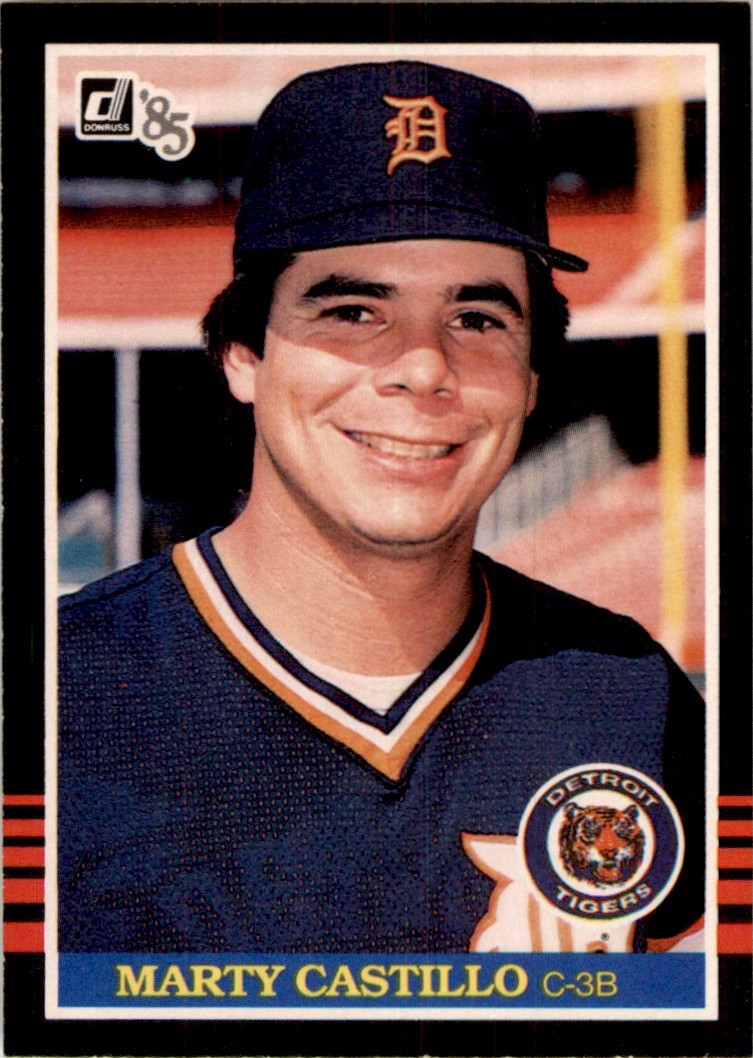 1985 Donruss Marty Castillo Baseball Cards #394