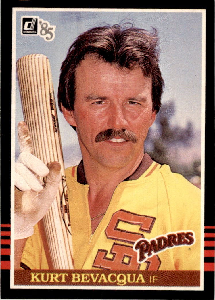 1985 Donruss Kurt Bevacqua 100 Baseball Cards #647