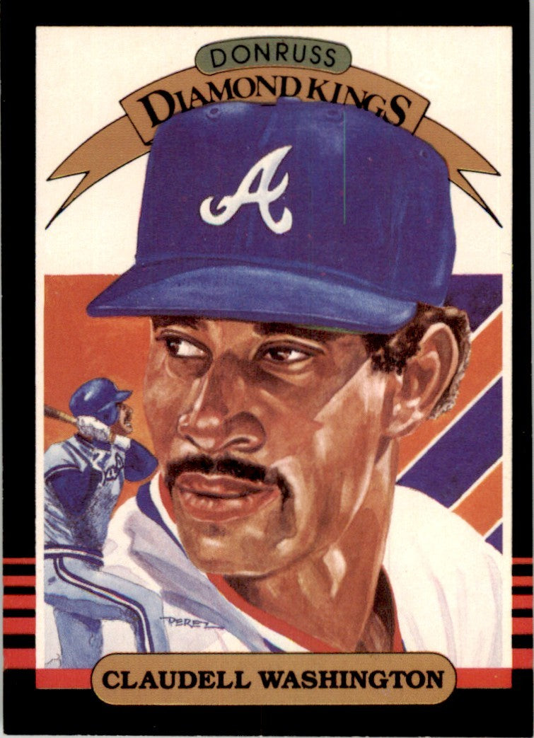 1985 Donruss Claudell Washington 102 Baseball Cards #11
