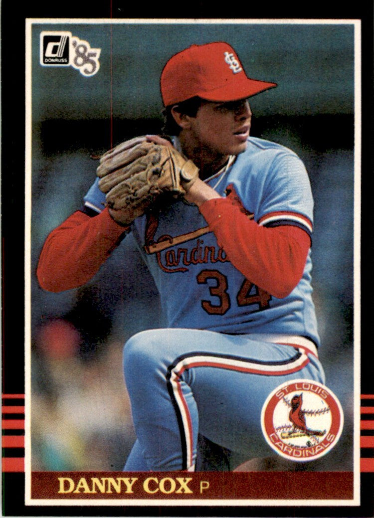 1985 Donruss Danny Cox 101 Baseball Cards #571