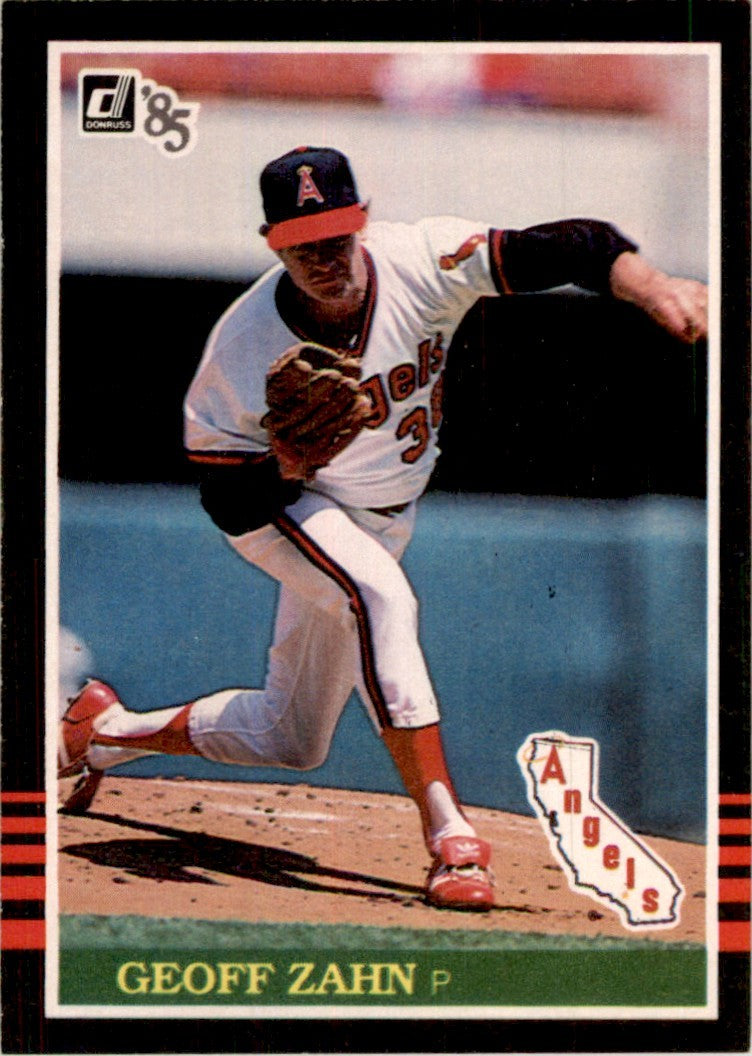 1985 Donruss Geoff Zahn 100 Baseball Cards #301