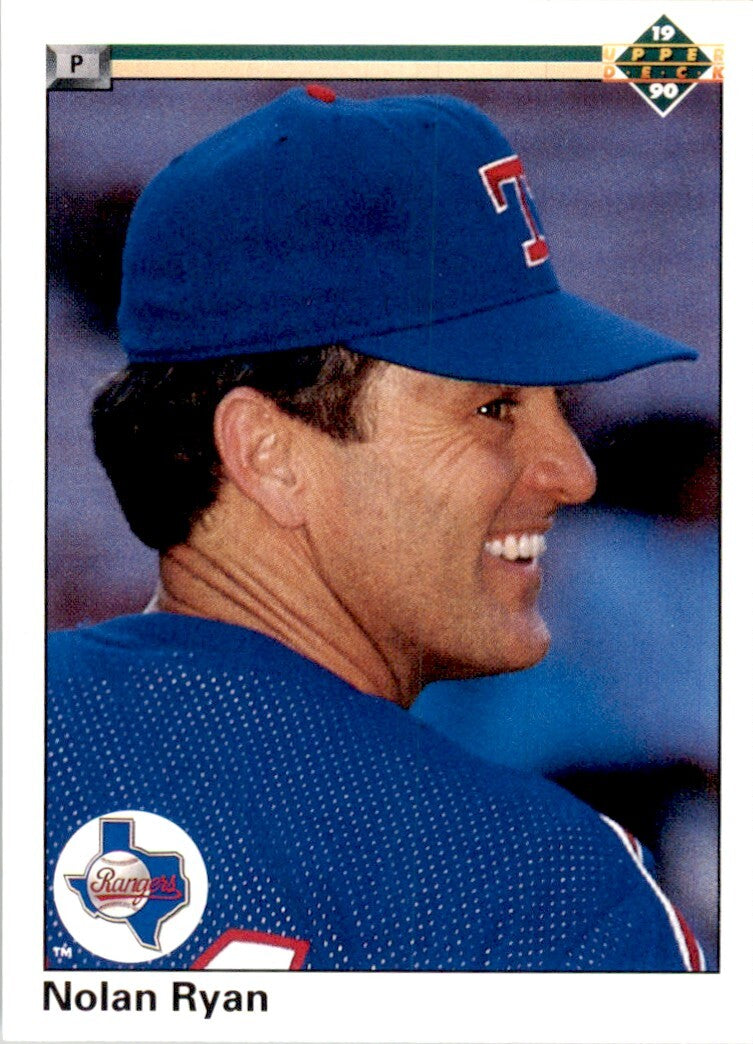 1990 Upper Deck Nolan Ryan Baseballl Cards #544