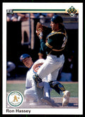 1990 Upper Deck Ron Hassey Baseball Cards #195