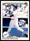 1990 Upper Deck Fernando Valenzuela Baseball Cards #445