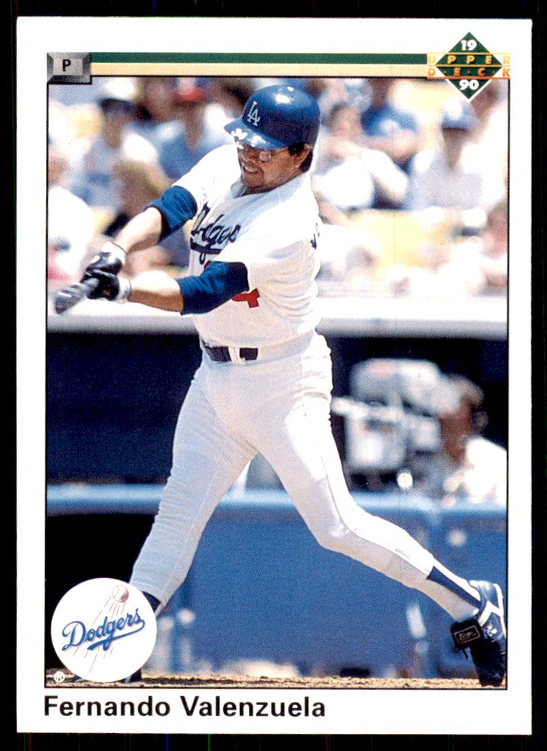 1990 Upper Deck Fernando Valenzuela Baseball Cards #445
