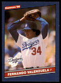 1986 Donruss Fernando Valenzuela 101 Baseball Cards #215