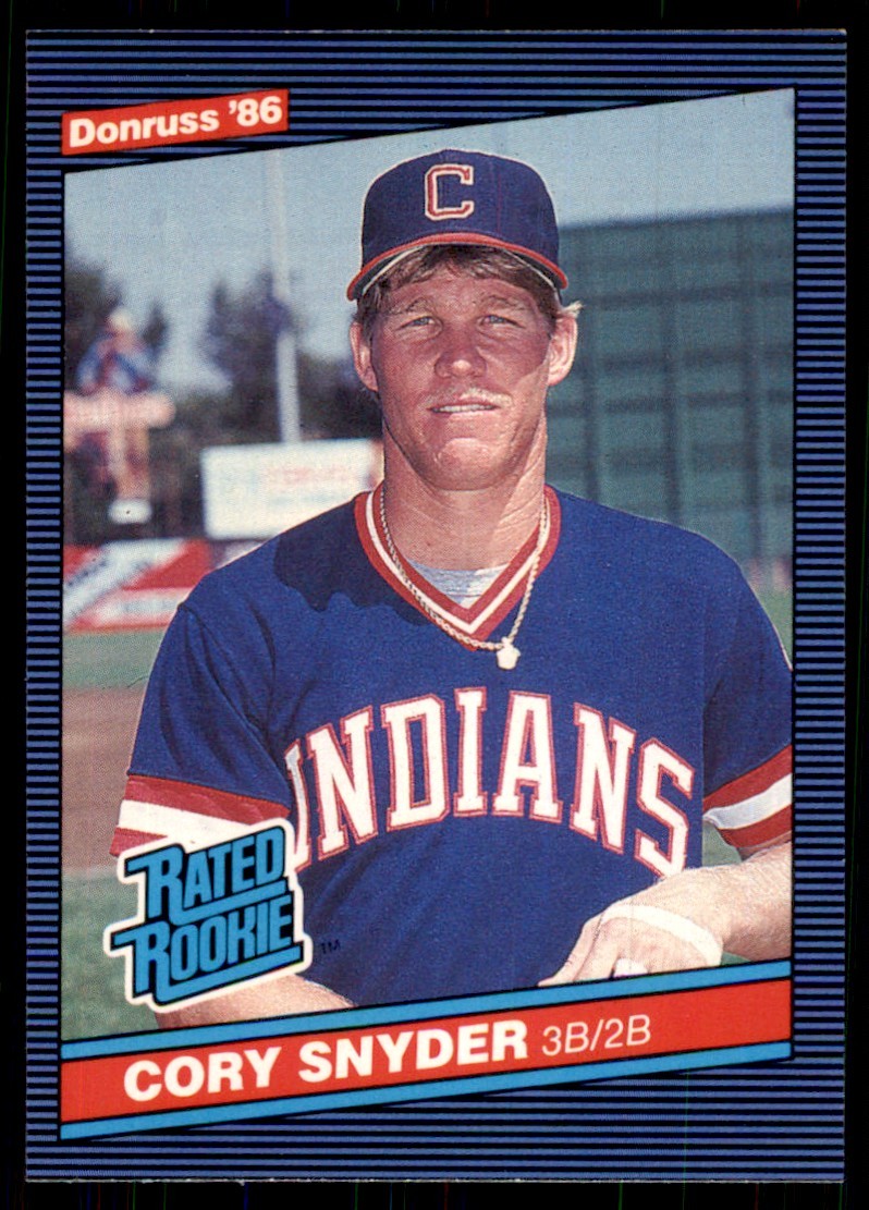 1986 Donruss Cory Snyder 101 Baseball Cards #29