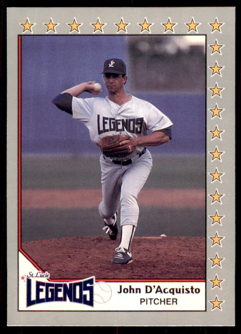 1990 Pacific Senior League John D'Acquisto Baseball Cards #121