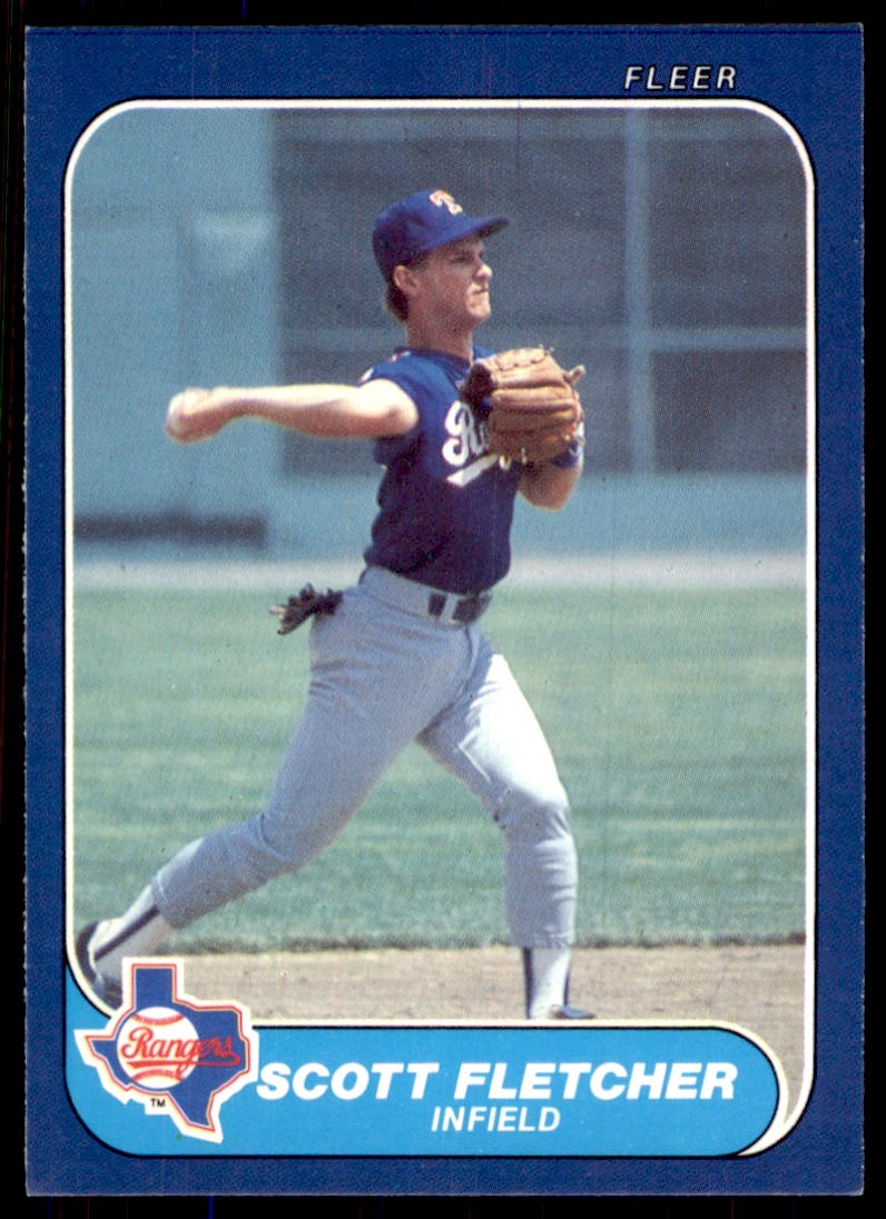 1986 Fleer Update Scott Fletcher Baseball Cards #U-41